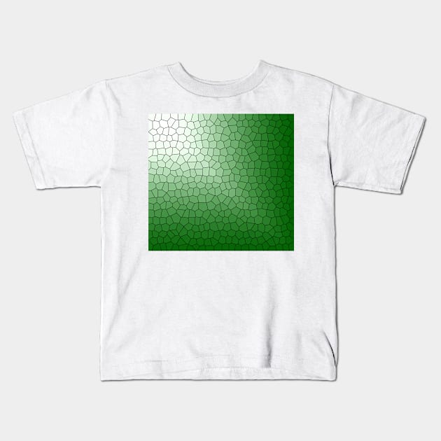 Glass broken green Effect Kids T-Shirt by Tshirtstory